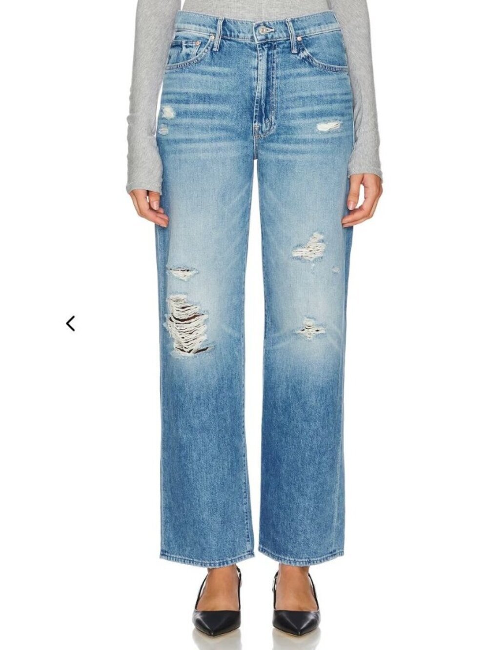 NWOT MOTHER Superior The Dodger Sneak Straight Leg Jeans 31 MSRP $268
